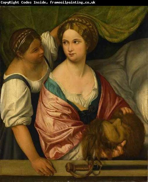 Il Pordenone Judith with the head of Holofernes.